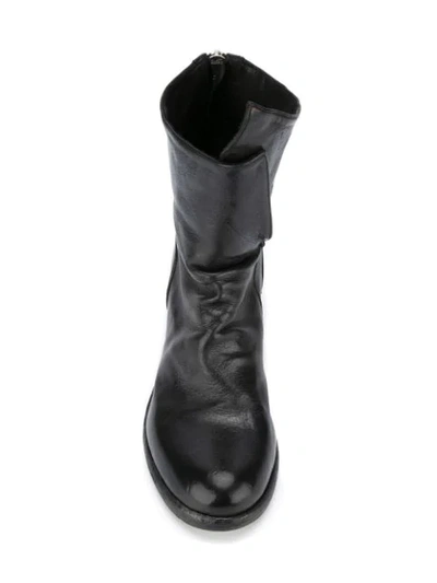 Shop Officine Creative Chunky Heel Boots In Black