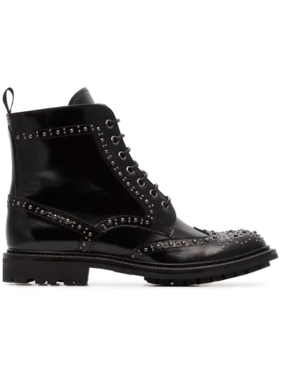 Shop Church's Angelina Studded Ankle Boots - Black