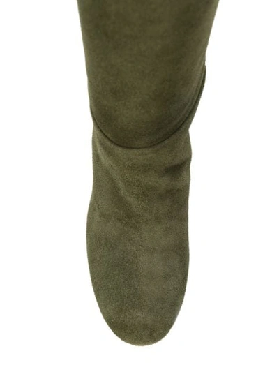 Shop Tory Burch Brooke Slouchy Boots In Green