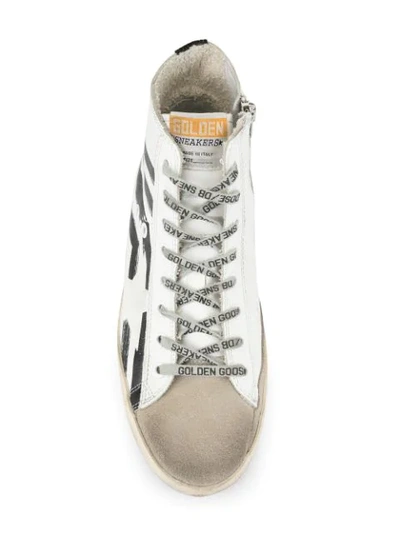 Shop Golden Goose Francy 39 Hi Top Sneakers In White