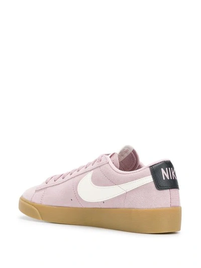 Shop Nike Blazer Low Sd Sneakers In Pink