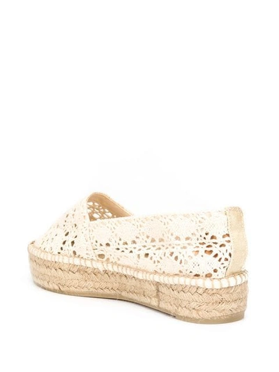 Shop Castaã±er Kenda Espadrilles In White