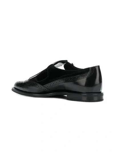 Shop Tod's Classic Monk Shoes In Black