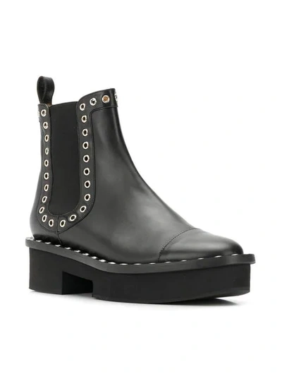 Shop Clergerie Studded Boots In Black