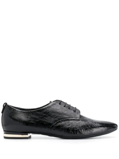 Shop Agl Attilio Giusti Leombruni Pointed Derby Shoes In Black