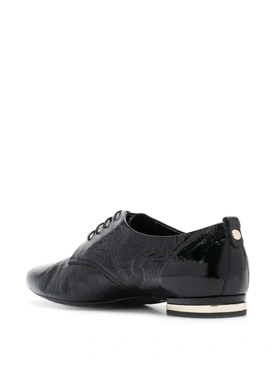 Shop Agl Attilio Giusti Leombruni Pointed Derby Shoes In Black