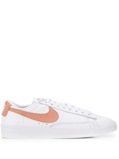Shop Nike Blazer Low Top Sneakers In White