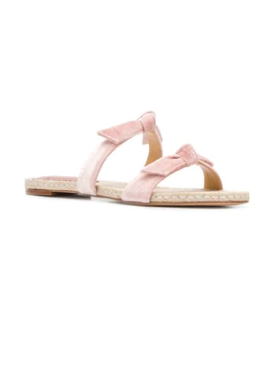 Shop Alexandre Birman Flat Slide Sandals In Pink