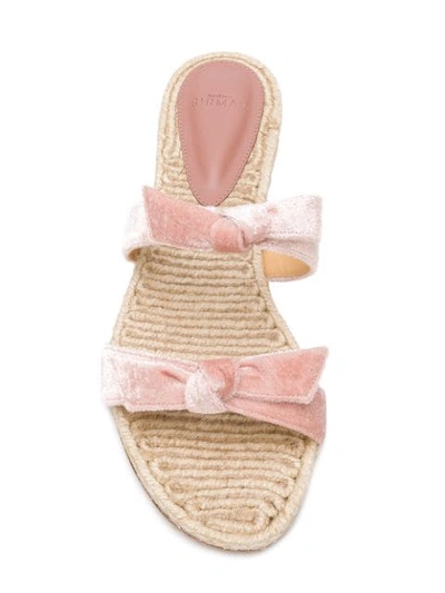 Shop Alexandre Birman Flat Slide Sandals In Pink