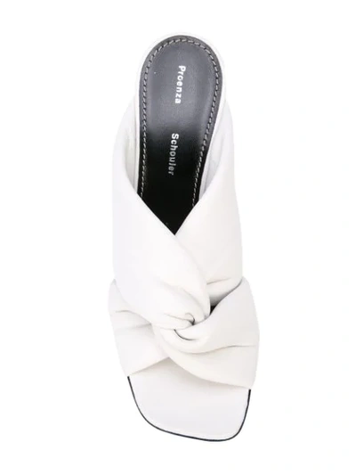Shop Proenza Schouler Open Toe Sandals In White