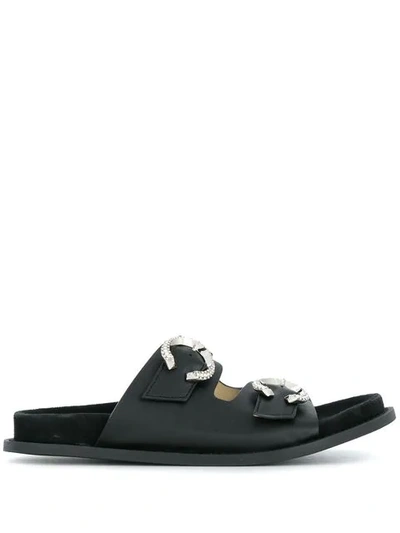 Shop Jimmy Choo Acer Sandals In Black