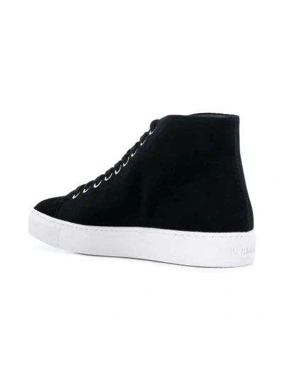 Shop Versus Logo Plaque Hi-tops In Black