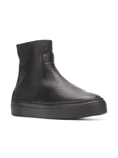 Shop Agl Attilio Giusti Leombruni Rubber Sole Ankle Boots In Black