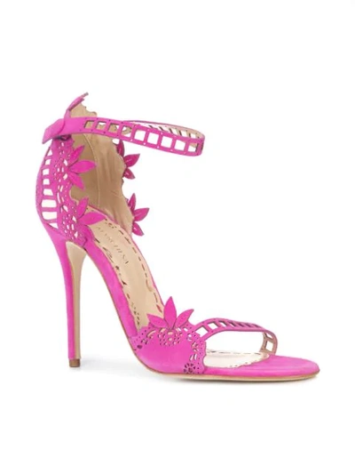 Shop Marchesa Margaret Sandals In Pink