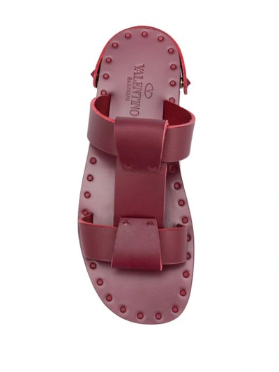 Shop Valentino Garavani Slide Sandals - Red