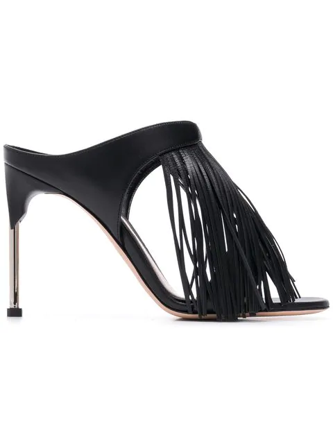 alexander mcqueen fringe sandals