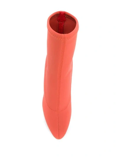 Shop Giuseppe Zanotti Carlee Boots In Orange