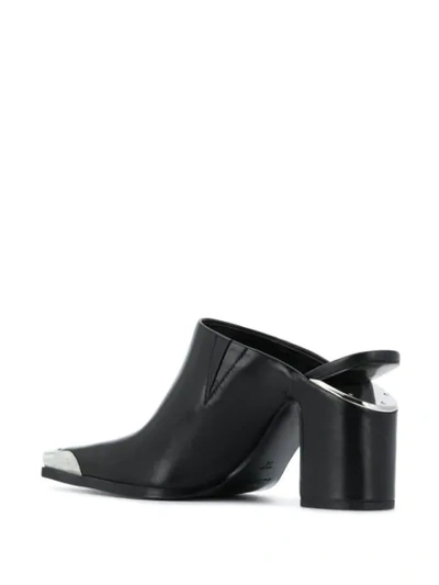 Shop Alexander Wang Su Mules In Black