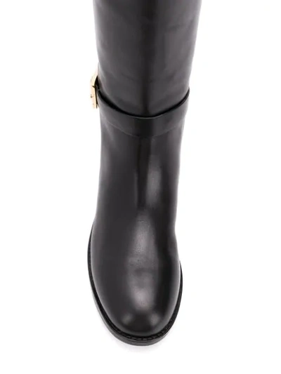 Shop Tory Burch Brooke Riding Boots In Black
