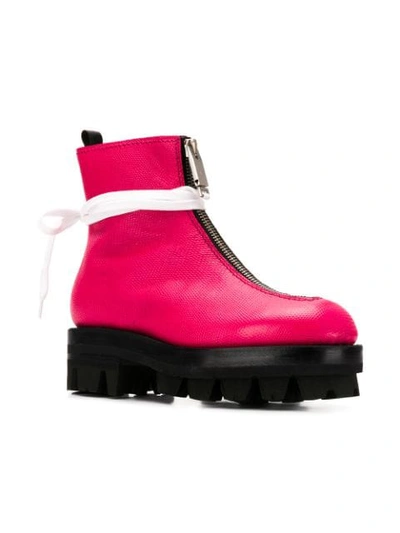 Shop Alyx Platform Boots In Pink