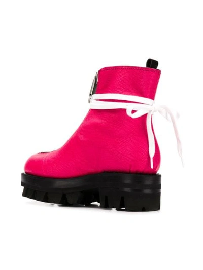 Shop Alyx Platform Boots In Pink