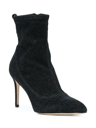 Shop Sam Edelman Pointed Toe Ankle Boots In Black