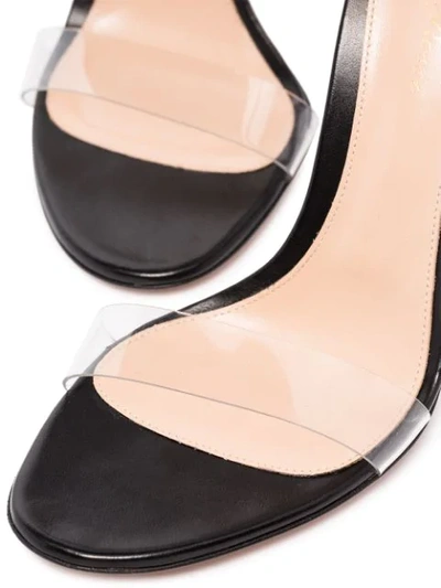 Shop Gianvito Rossi Portofino 105mm Sandals In Black