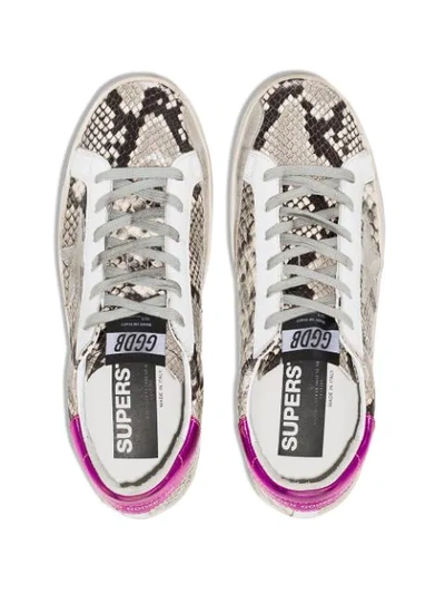 Shop Golden Goose Star Lace Up Sneakers - Grey