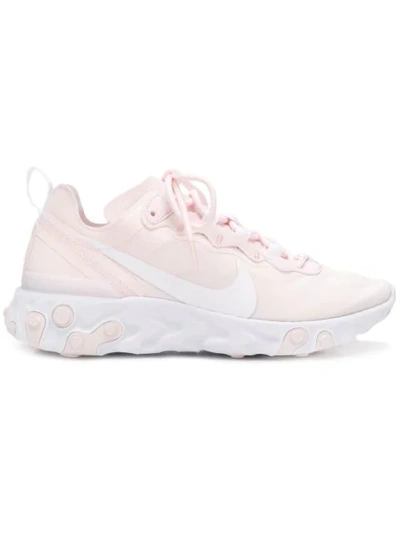 Shop Nike React Element 55 Sneakers In Pink