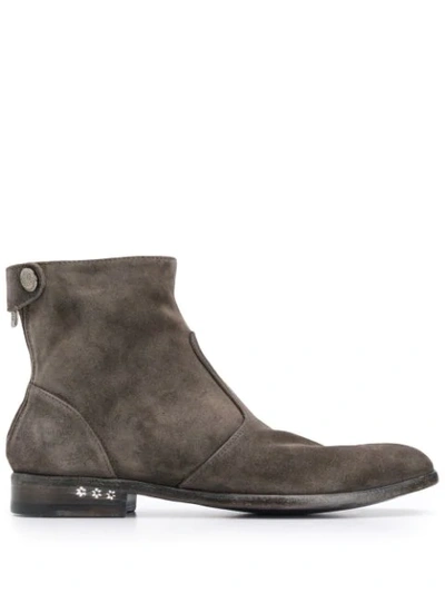 Shop Alberto Fasciani Venere Boots In Grey