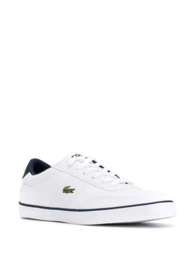 Shop Lacoste Courtmaster Low-top Sneakers In White