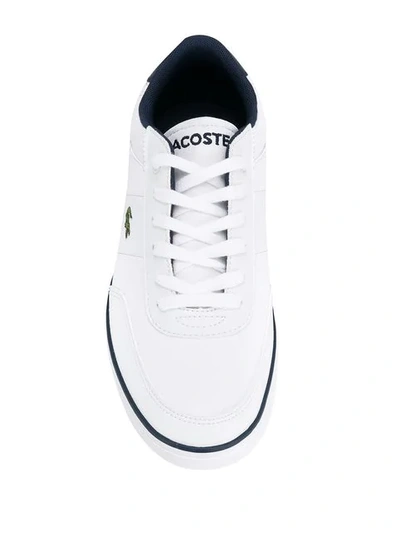 Shop Lacoste Courtmaster Low-top Sneakers In White