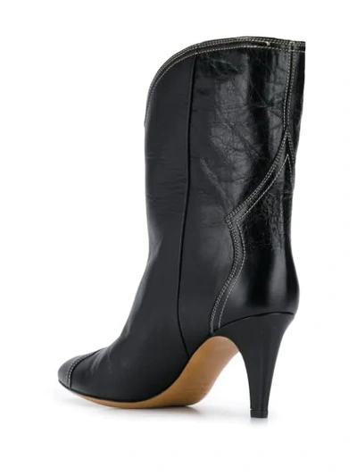 Shop Isabel Marant Pointed Cowboy Boots In Black