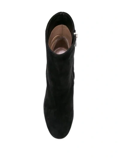 Shop Gianvito Rossi Block Heel Ankle Boots In Black