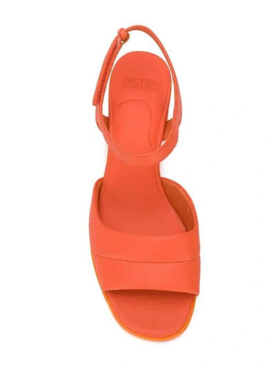 Shop Camper Katie Sandals In Orange