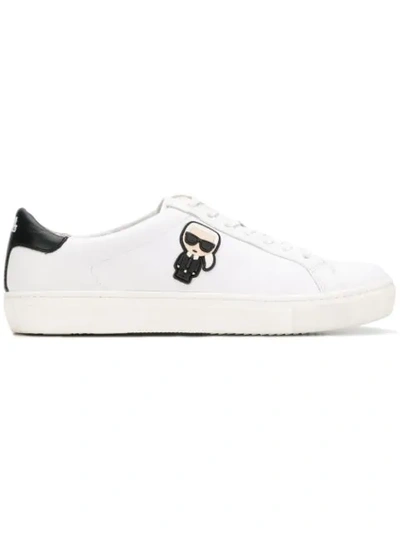 Karl Lagerfeld Kupsole Ii Ikonik Low-top Sneakers In White | ModeSens