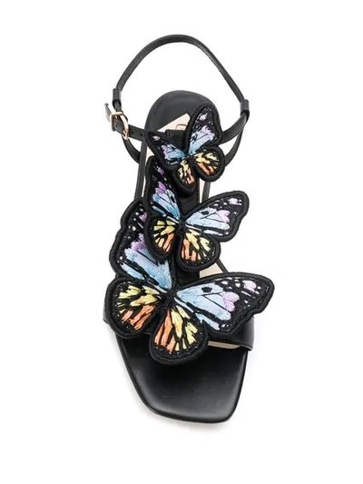 Shop Sophia Webster Butterfly Sandals In Black