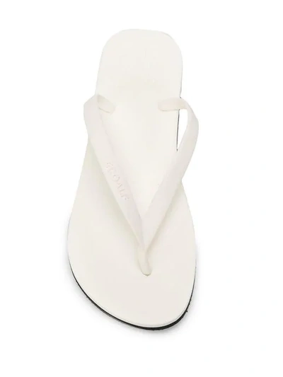 Shop Ecoalf Flip Flops In White