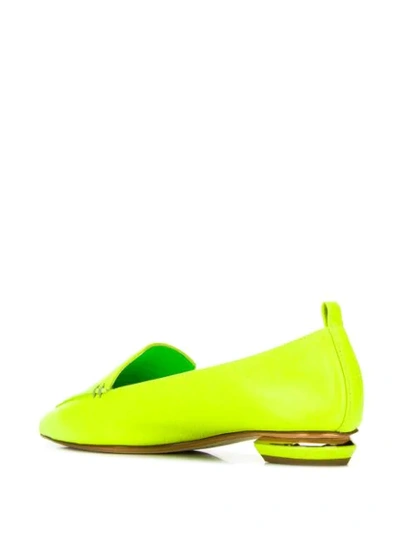 Shop Nicholas Kirkwood Beya Loafers In Green