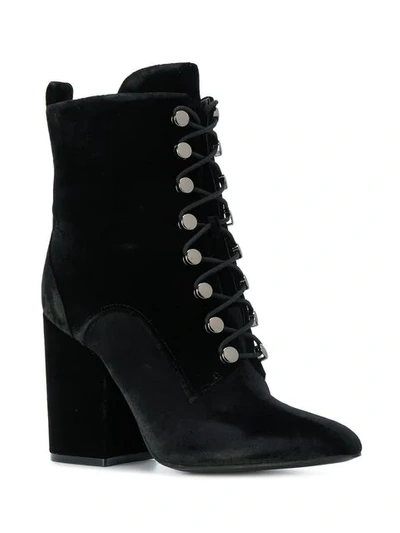 Shop Kendall + Kylie Lace Up Boots In Black
