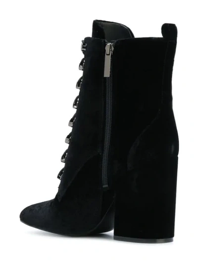 Shop Kendall + Kylie Lace Up Boots In Black