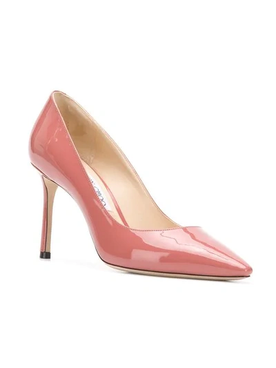 Shop Jimmy Choo Romy 85 Pumps In Pink