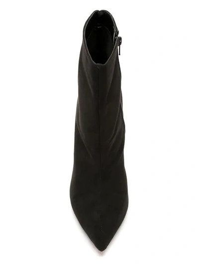 Shop Tufi Duek Pointed Toe Ankle Boots - Black