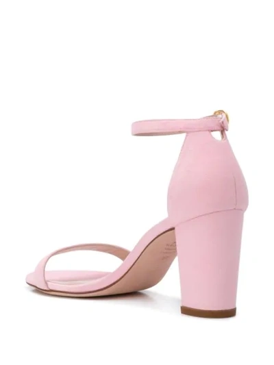 Shop Stuart Weitzman Ankle Strap Sandals In Pink