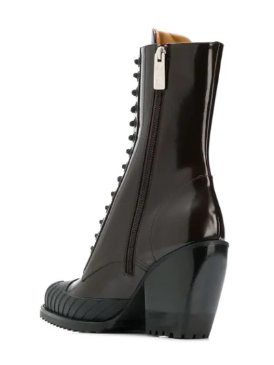 Shop Chloé Rylee Ankle Boot In Brown