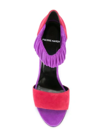 Shop Pierre Hardy Colour Block Sandals In Pink