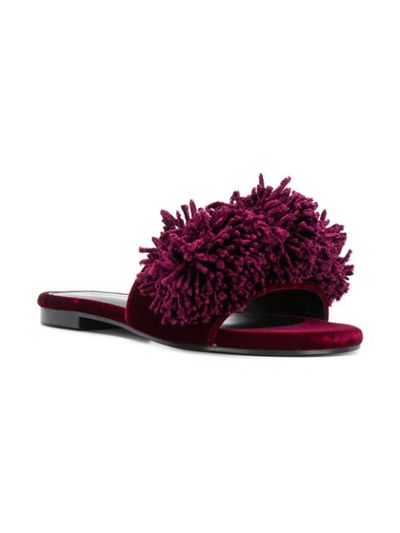 Shop Avec Modération Pom Pom Slippers - Pink