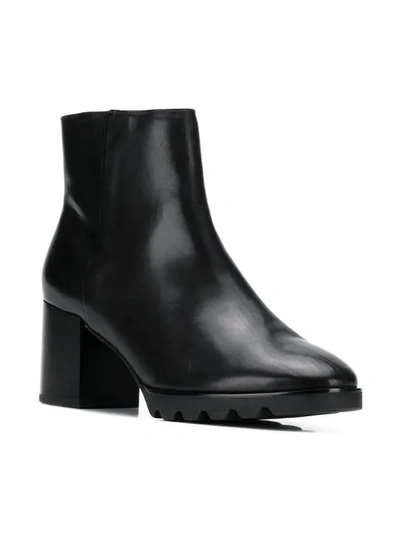 Shop Hogl Block Heel Ankle Boots In Black