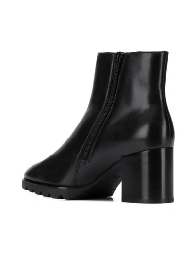 Shop Hogl Block Heel Ankle Boots In Black