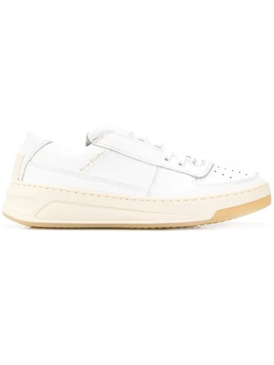 Shop Acne Studios Steffey Lace Up Sneakers In White